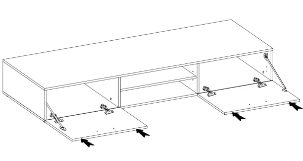 Obývací stěna TANGO, dub sanremo tmavý