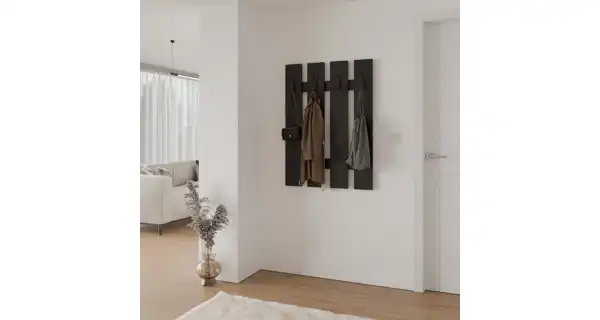 Odkládací stěna NEJBY HAYES, černá