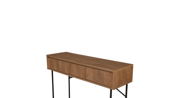 Odkládací stolek BOY, vlašský ořech/černá