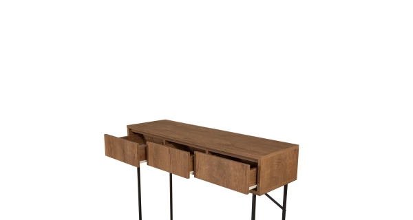 Odkládací stolek BOY, vlašský ořech/černá