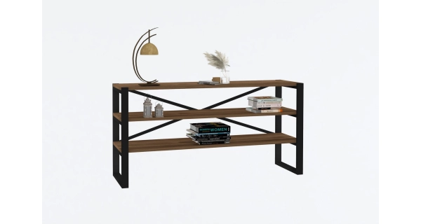 Odkládací stolek BRUSE, vlašský ořech