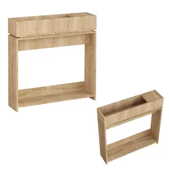 Odkládací stolek CERVINA, dub safírový