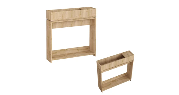 Odkládací stolek CERVINA, dub safírový