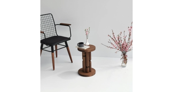 Odkládací stolek COLTREN, hnědá