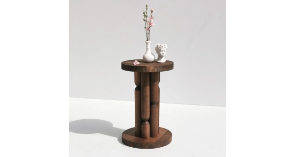 Odkládací stolek COLTREN, hnědá