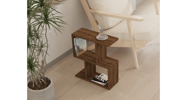 Odkládací stolek DIVIS, vlašský ořech
