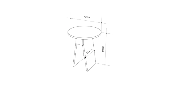 Odkládací stolek DRIFIN, lagina