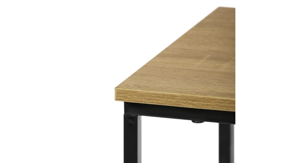 Odkládací stolek FRIFIR, divoký dub, černý kov