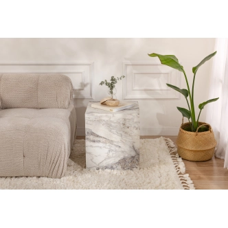 Odkládací stolek FRINOR, mramor