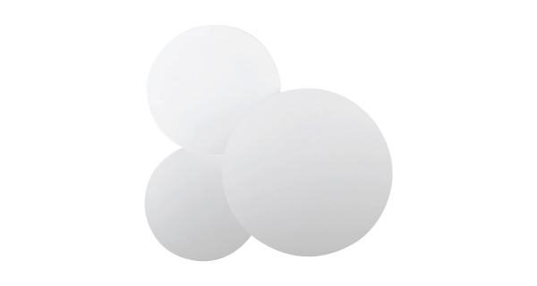 Odkládací stolek GEMELLI střední, bílý/borovice