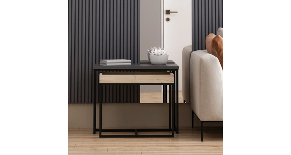 Odkládací stolek GRATOR, antracit