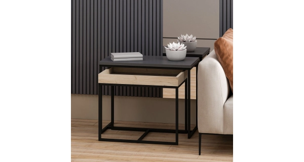 Odkládací stolek GRATOR, antracit