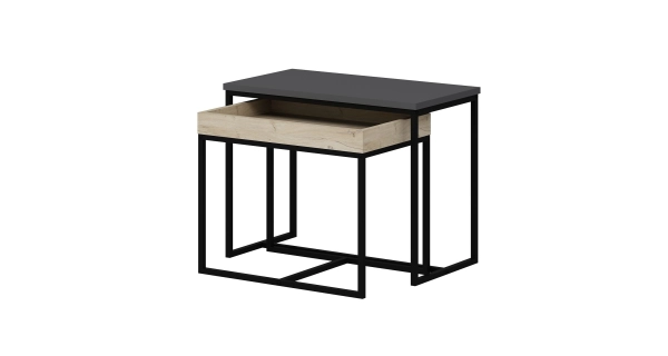 Odkládací stolek GRATOR, antracit