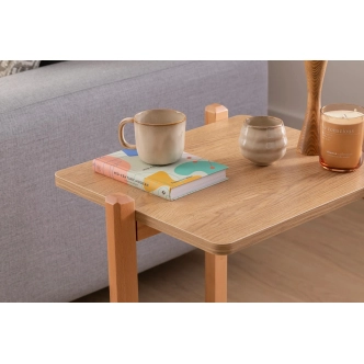 Odkládací stolek JERLEM, přírodní