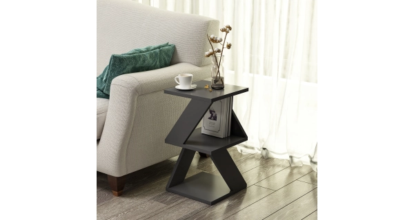 Odkládací stolek MIRDAL, antracit