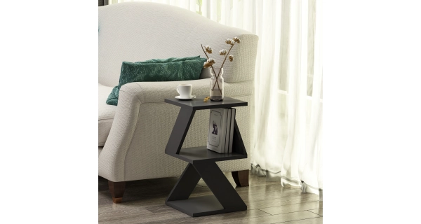 Odkládací stolek MIRDAL, antracit