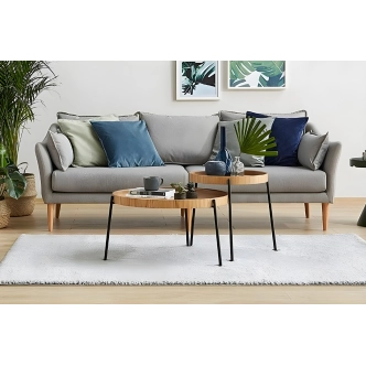 Odkládací stolek OLTARIS, přírodní - sada 2 ks