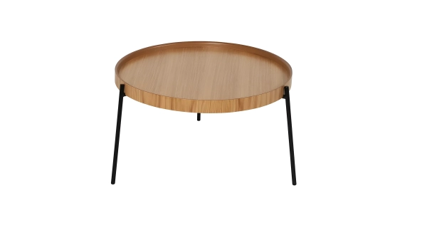 Odkládací stolek OLTARIS, přírodní - sada 2 ks