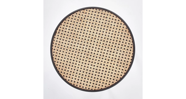 Odkládací stolek PINCHOT, přírodní/černá  DOPRODEJ