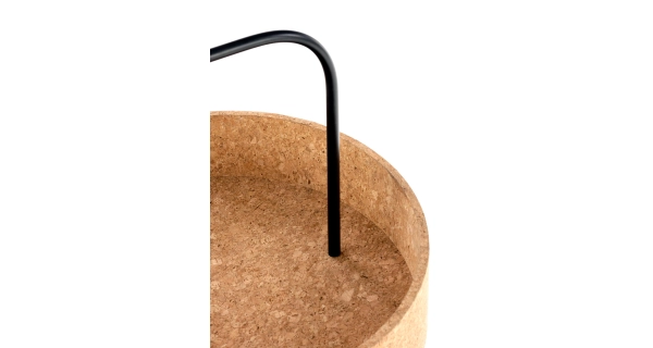 Odkládací stolek RAGINI, přírodní/černá