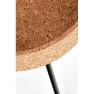 Odkládací stolek RAGINI, přírodní/černá