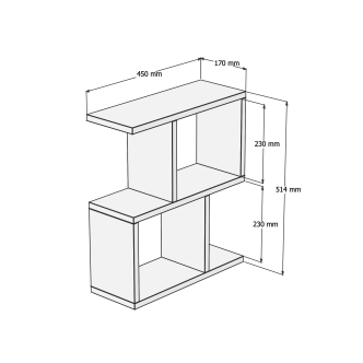 Odkládací stolek REMVEN, mramor