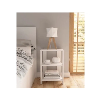 Odkládací stolek ROSCELLI, bílá