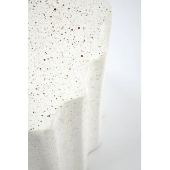 Odkládací stolek SARAMATI, bílý 