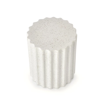 Odkládací stolek SARAMATI, bílý 