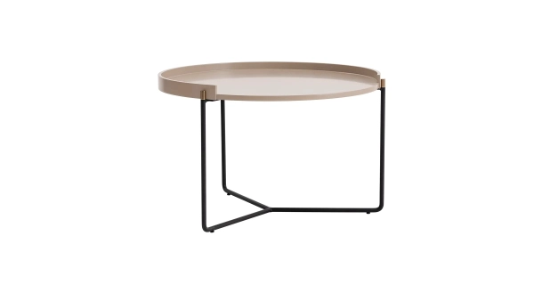 Odkládací stolek TRESOR, béžová - sada 2 ks