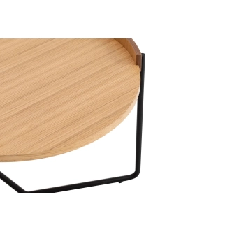 Odkládací stolek TRESOR, přírodní - sada 2 ks