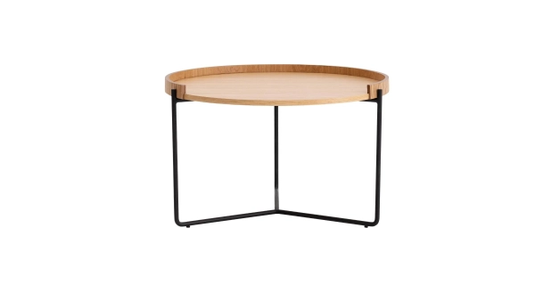 Odkládací stolek TRESOR, přírodní - sada 2 ks