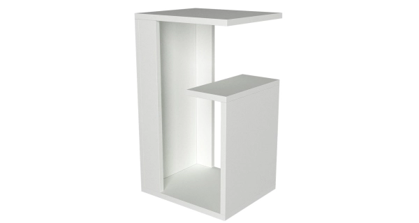 Odkládací stolek VIKA, bílý