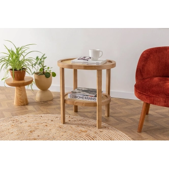 Odkládací stolek ZALNOR typ 3, přírodní