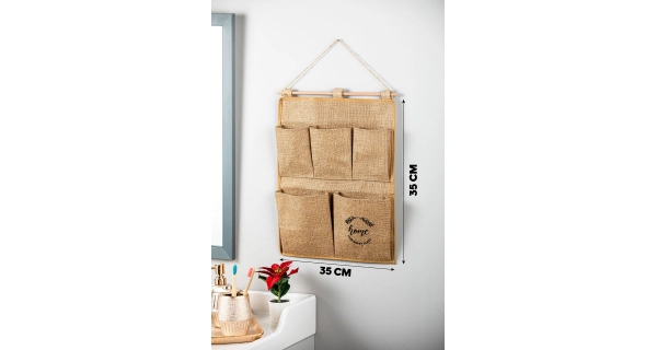Organizér na zeď NN01067, světle hnědá