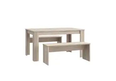 ORIVOR stůl s lavicemi, dub sonoma