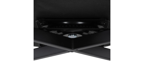 Otočná jídelní židle JORLEMKAL, krémová látka, černý kov