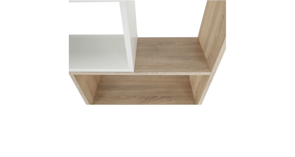 PADANG regál, bílá/dub sonoma