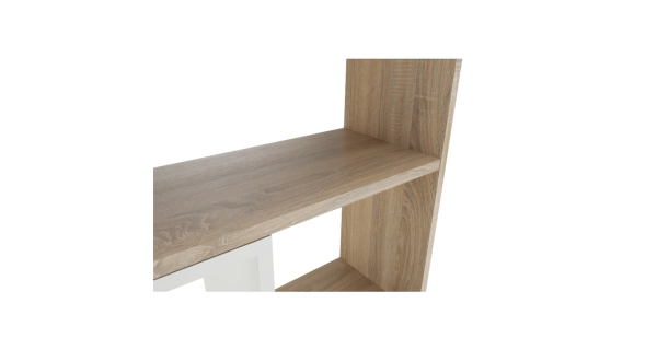 PADANG regál, bílá/dub sonoma