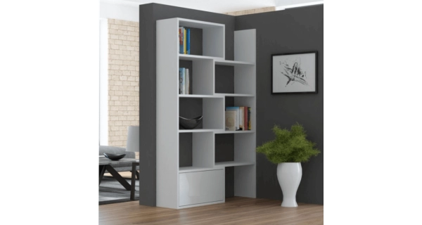 PADANG regál, bílá