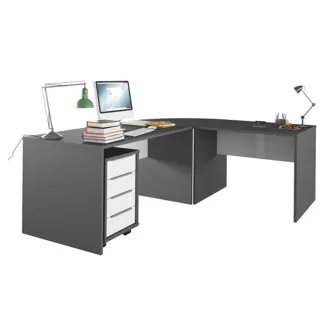 PADAR roh k psacím stolům, grafit DOPRODEJ