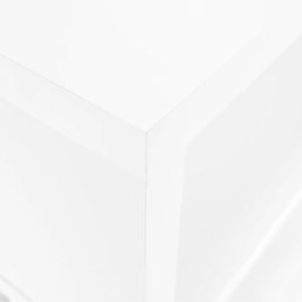 PALAU regál, bílá/chrom