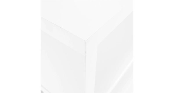 PALAU regál, bílá/chrom