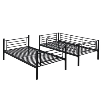 Patrová postel KAWAGARBO, černá