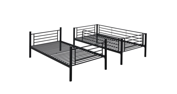 Patrová postel KAWAGARBO, černá