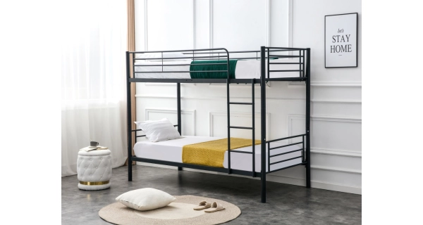 Patrová postel KAWAGARBO, černá