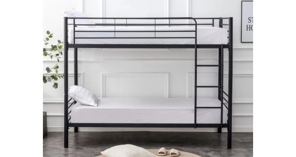 Patrová postel KAWAGARBO, černá