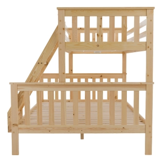 Patrová rozložitelná postel OVER, přírodní