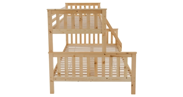 Patrová rozložitelná postel OVER, přírodní