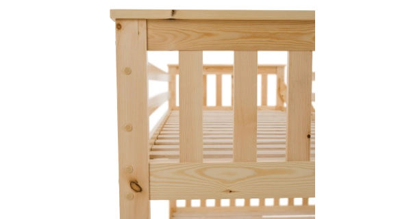 Patrová rozložitelná postel OVER, přírodní